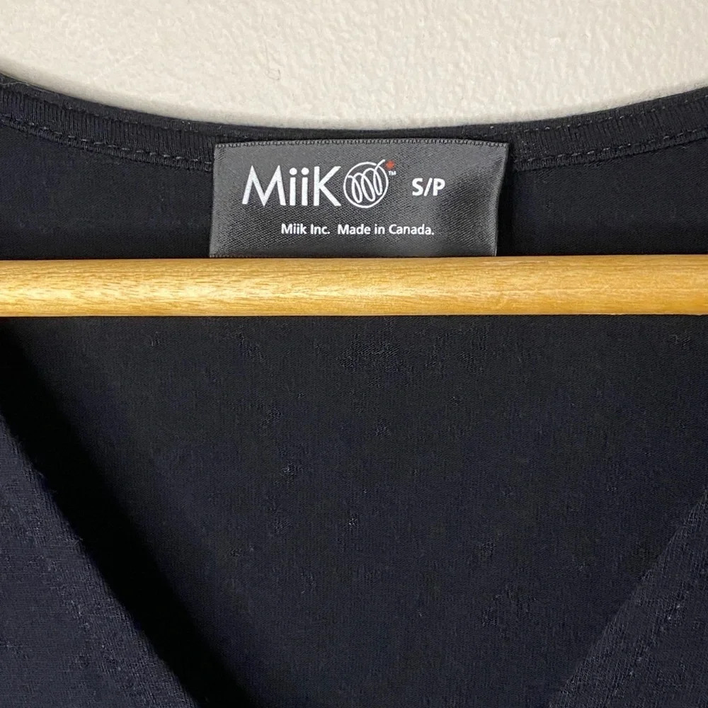 MiiK Made in Canada Black Sleeveless Slit Dress - Picture 5 of 7